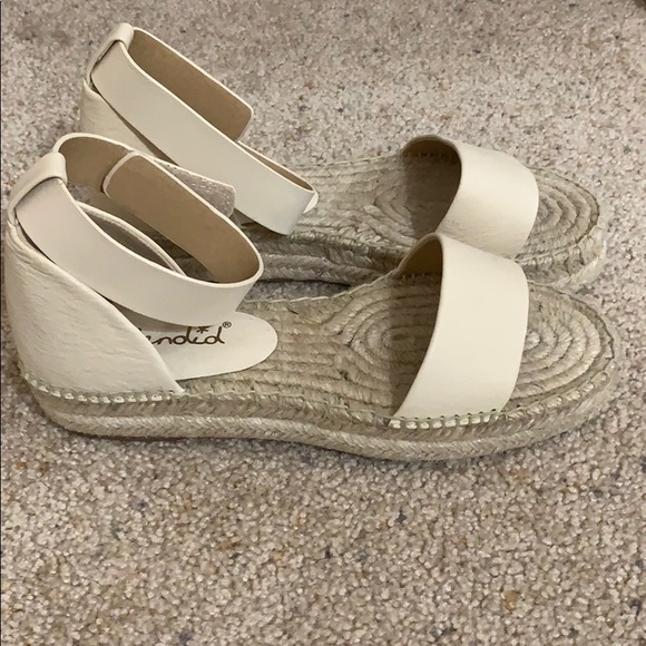 WOMENS SPLENDID PLATFORM SANDALS - Picture 2 of 3